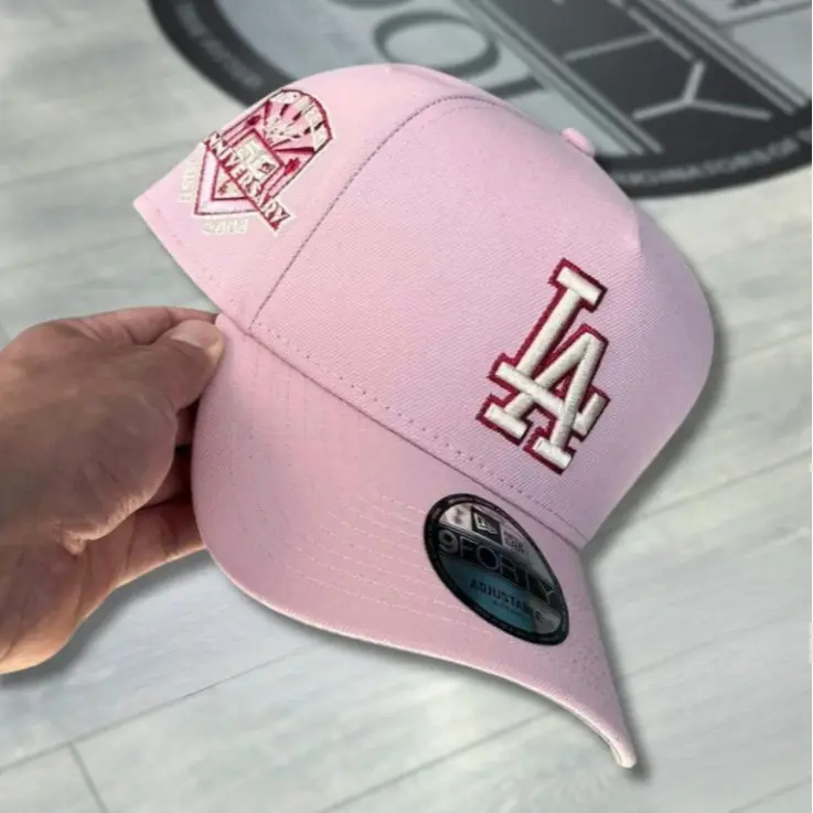 New Era MLB Premium Snapback Cap - NY Yankees & LA Dodgers Anniversary Patch, Adjustable Unisex Baseball Hat, Flat Brim High-Profile Streetwear, Multi-Colors Available