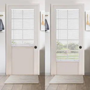 Regal Living Cordless Room Darkening 1" Magnetic Mini Blinds, White