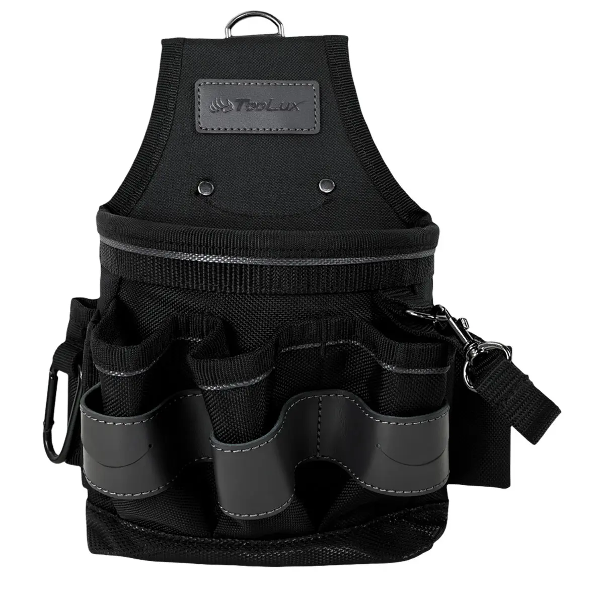 TooLux Electrician Tool Pouch with Tape Holder – Heavy Duty 1680D Polyester Tool Belt Bag, Multi Pocket Organizer