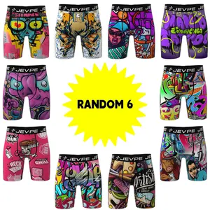 Mens Boxer Briefs Underwear Pack 7” no Ride up Regular Stretch Elastic Wide Band Boxer Briefs