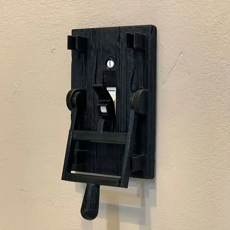 1pc Light Switch Cover With Flip Handle, Modern Light Switch Plate, Game Props Light Switch Cover, Home Decor, Light Switch Guard