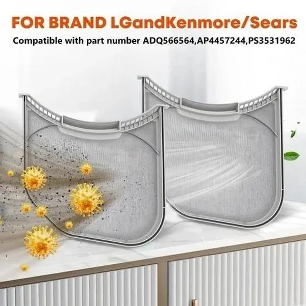 Durable Dryer Lint Filter Replacement Part for LG Kenmore Dryers - Heavy-Duty Filter Screen for Daily Maintenance, Household Items