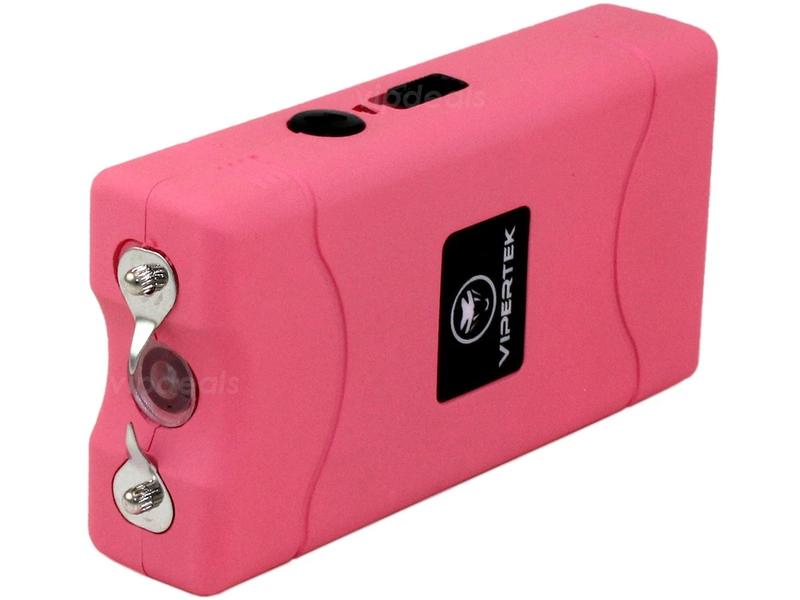 VIPERTEK Mini PINK VTS-880 Rechargeable LED Flashlight - Compact & Portable (Pink)