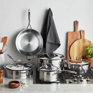 Demeyere Atlantis 9-Piece Stainless Steel Cookware Set