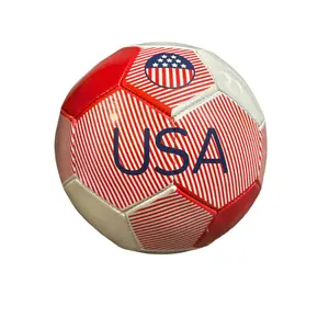 PPNC Custom Soccer Ball, USA Design, Red White and Blue Colors