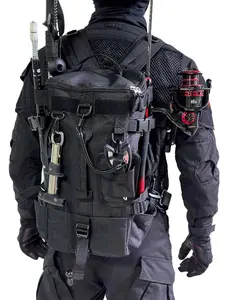 Fishing Backpack with Rod Holder, Multifunctional Large Capacity Fishing Bag, Sports Bag for Outdoor Activities, Fishing Pole Bag