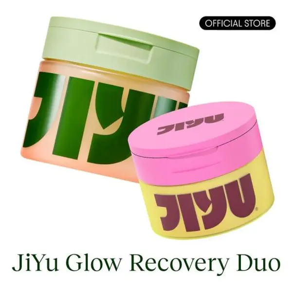 JiYu Korean Skincare Glow-Up Bundle - Toner Pads & NAD+ Anti-Aging Moisturizing Cream - Maximum Hydration, Dark Spot Reduction, Wrinkle Minimization