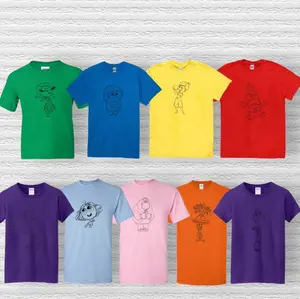 Embroidered Personalized Character Emotion  Shirt