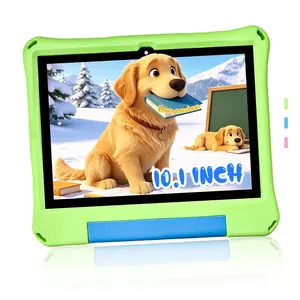 Kids Tablet 10.1 Inch, Toddler Learning Tablet with Parent Control, Android, Shockproof Case, Eye Protection Screen, WiFi, Bluetooth, Educational Gift for Boys Girls  for Christmas Birthday
