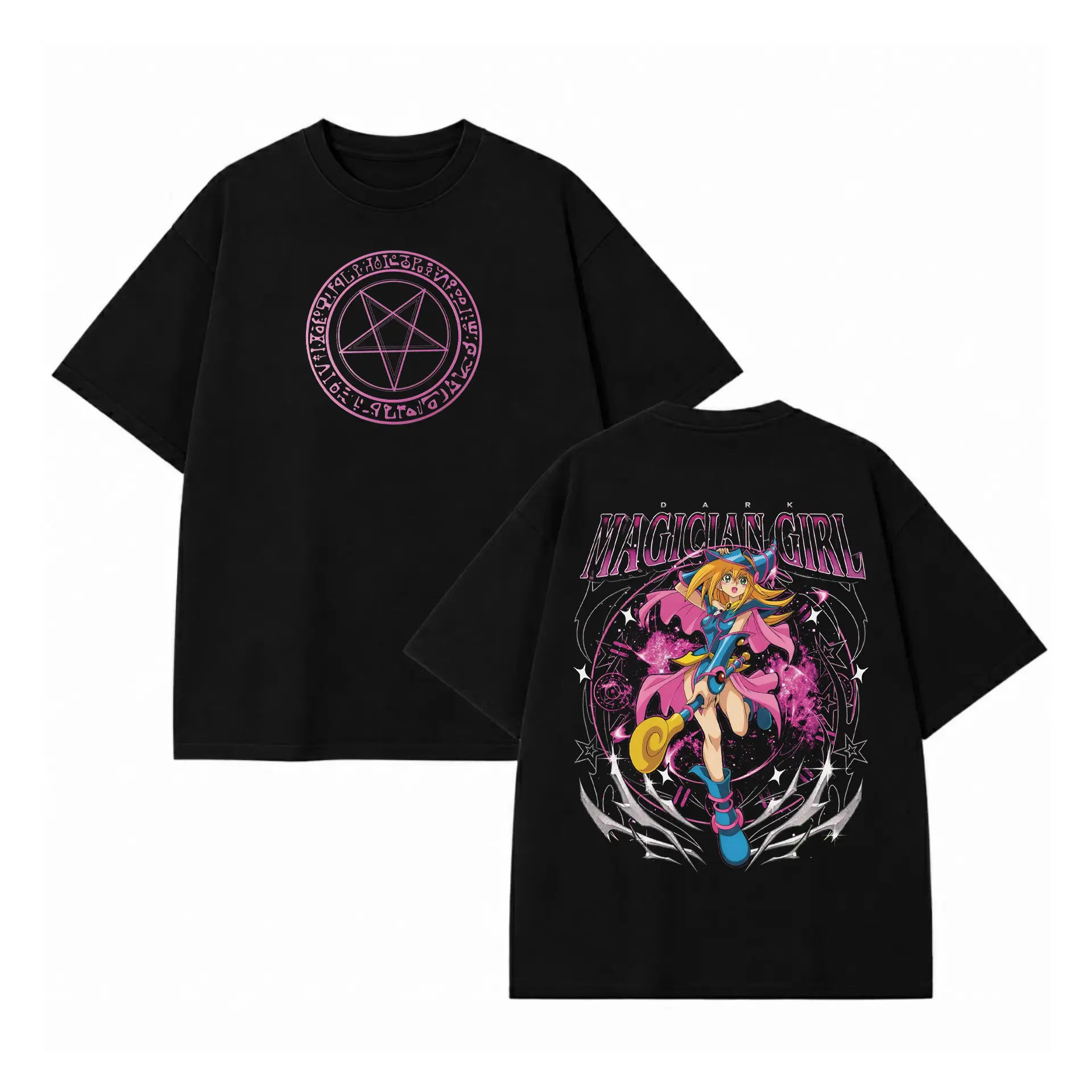Yu-Gi-Oh! Dark Magician Girl Magic Circle Graphic Tee | Anime T-Shirt