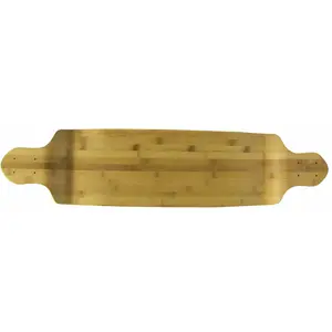 Longboard Moose Drop Down Deck 9.75" x 41.5" Top Bamboo