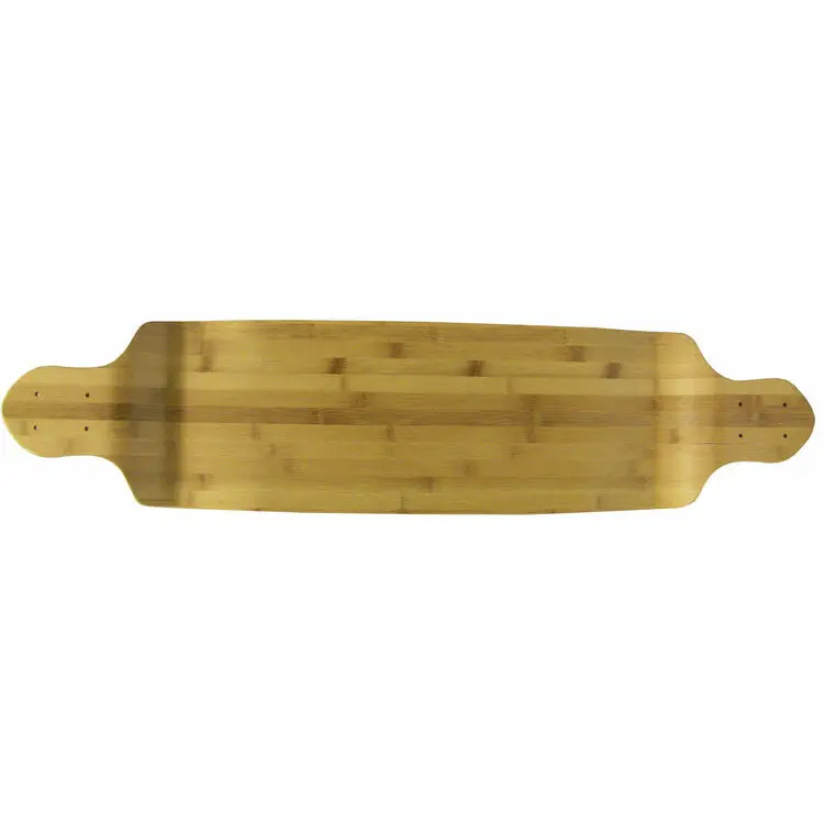 Longboard Moose Drop Down Deck 9.75" x 41.5" Top Bamboo