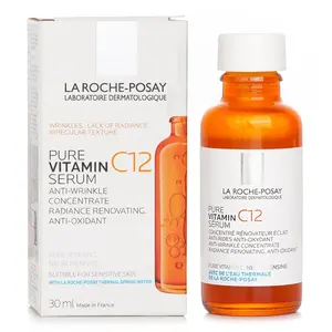 La Roche Posay Pure Vitamin C12 Serum Anti Wrinkle Concentrate, Radiance Renovating, Anti-oxidant  30ml