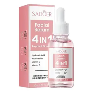 4-in-1 Deep Moisturizing Facial Essence . Enriched with a scientifically balanced complex of Vitamins C and E, it effectively locks in moisture, reinforces the skin barrier, and provides long-lasting hydration. Perfect for daily skincare use.