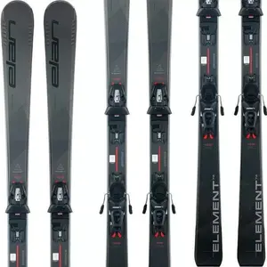 Elan Element 74 Black LS Skis with EL10 Bindings 2025