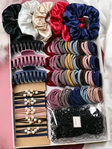 Hair Accessories Set, Hair Ties & Hair Claws & Hair Scrunchies, Fashion Hair Accessories for Women & Girls