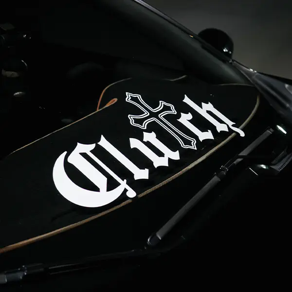 Clutch Windshield Banner V2 - Limited Edition 24" x 4.8" Banner for Your Next Adventure