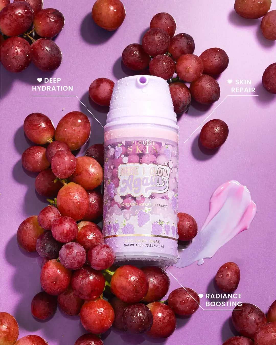 P.Louise Here I Glow Again Hydrating Barrier Recovery Mask
