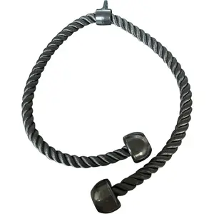 Long Tricep Rope, Rope Pull Down Attachment  55 63Inch Length Long, Tricep Rope  Attachment, Tricep Pull Down Rope for  Gym Pulley System, Machine Attachment