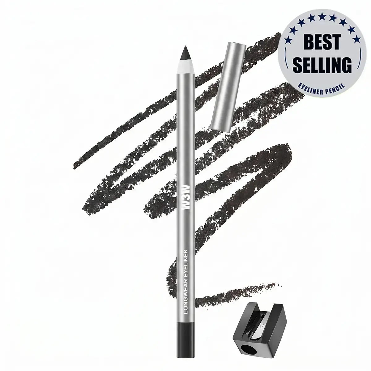 Waterproof Gel Eyeliner Pencil with Ultra-Smooth Creamy Glide, Smudge-Proof, Transfer-Resistant Formula with Sunscreen for Lash Line Definition, Precision Winged Eye Makeup & Natural to Bold Looks super value