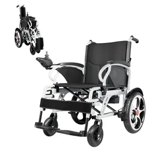 Foldable Electric Wheelchair 400 lb Capacity - 17" Air-Filled Tires, Dual 250W Motors, Wide Seat & Long-Lasting Lithium Battery