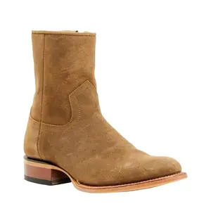 Moonshine Spirit Men's 8" Pancho Roughout Zipper Western Boot  - Bmssp23l3