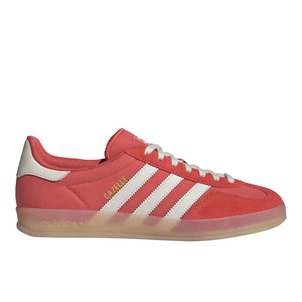 adidas Mens Gazelle Indoor Sneakers Shoes Casual - Red