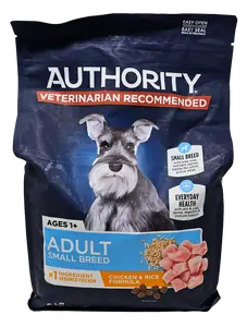 Authority Small Breed Adult Chicken and Rice Dry Dog Food, 6 Pounds