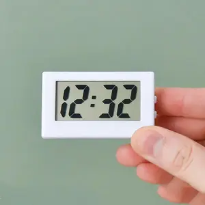 5.2*2*3.5cm Mini Portable Desk Clock 12Hour Time Display Digital Clock with Date  Electronic Table Clock for Student/Car/Bedroom