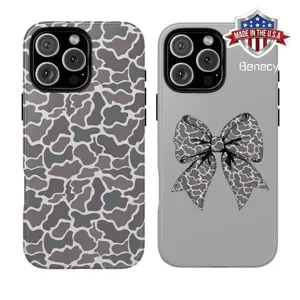 Marsh Old School Camo Couple Phone Case, Old School Matching Phone Cases Compatible With iPhone 17 16 15 14 13 12 11 Pro Max Plus X cases Gift Ideas For BF and GF, Hunting & Outdoors