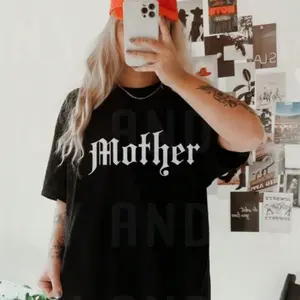 Mother Grunge Graphic Tee, Mom Graphic Shirt, Boho Retro Alternative Rocker Metal Core Shirt
