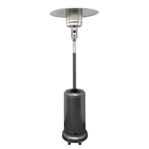 AZ Patio Heaters HLDS01-W-CB 87 in. Tall Hammered Silver Patio Heater