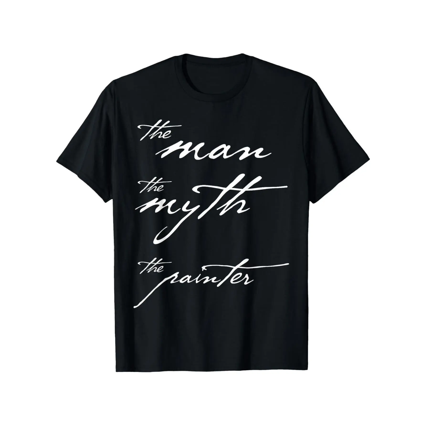 Men' Artist Painter Graphic T-Shirt-Men' Mythological Painter Design-Weight Black T-Shirt-Casual Version Artist, Painter, Art Activity T-Shirt-Machine Washable Daily and Formal Clothing-Size --New Re, EDC Las Vegas, Atlanta Fringe