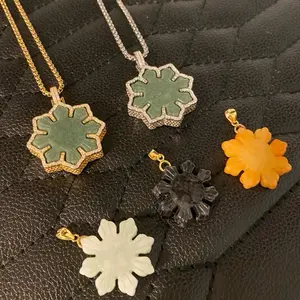 natural jade Filipino sun star pendant