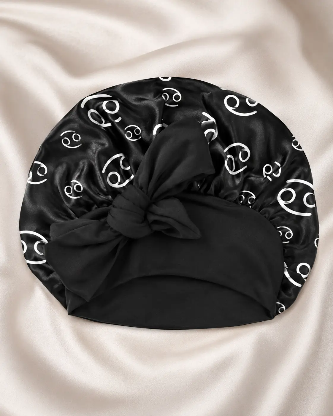 KAE Zodiac Cancer Silk Bonnet with Tie