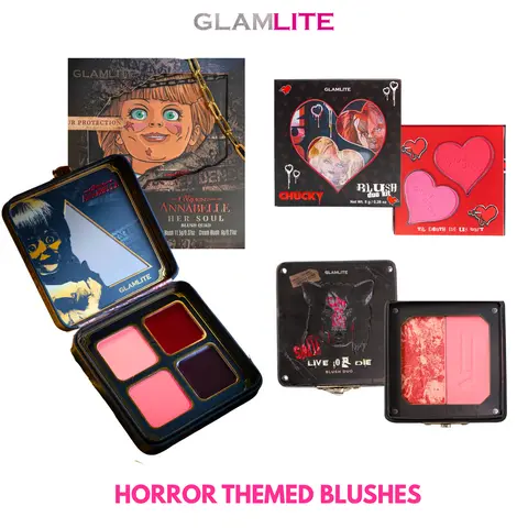 Glamlite Horror-Themed Blushes