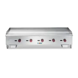 DURING D-GGR60 60" Commercial Countertop Gas Griddle - 5 Burner, 150,000 BTU
