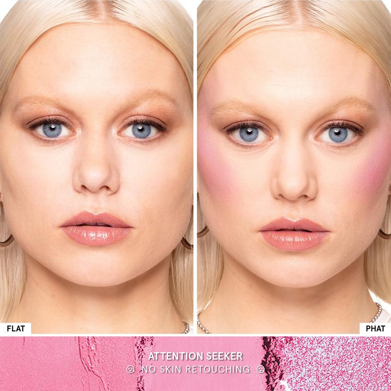 ONE/SIZE Cheek Clapper 3D Blush Trio Palette - Multi-Formula, Pigmented  Blush Trio | Cream, Powder & Blush Highlighter for Ultra-Intense Color & Radiant Cheeks