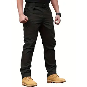 Mens High-Performance Tactical Cargo Pants, Sweatproof for Outdoor Hiking - Durable, Multi-Pocket Design, All-Weather Wear Resistance
