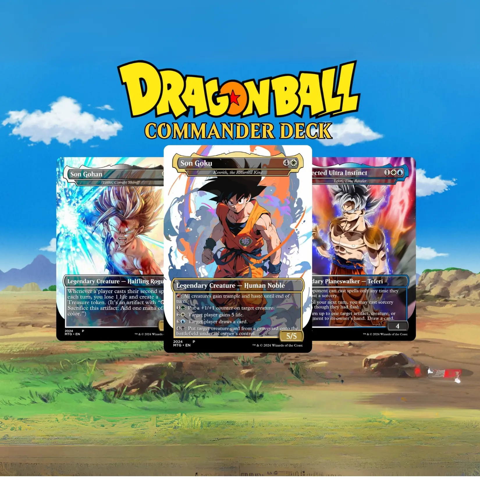 Dragon Ball Commander Deck  Anime Proxy EDH | Custom Full-Art Edition |  Mystic MTG - TikTok Shop
