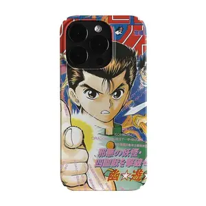 Yu Yu Hakusho Yusuke Urameshi Phone Case - Vintage Manga Cover Collage | TikTok Trendy Aesthetic for iphone17 16,15,14,13,12,11