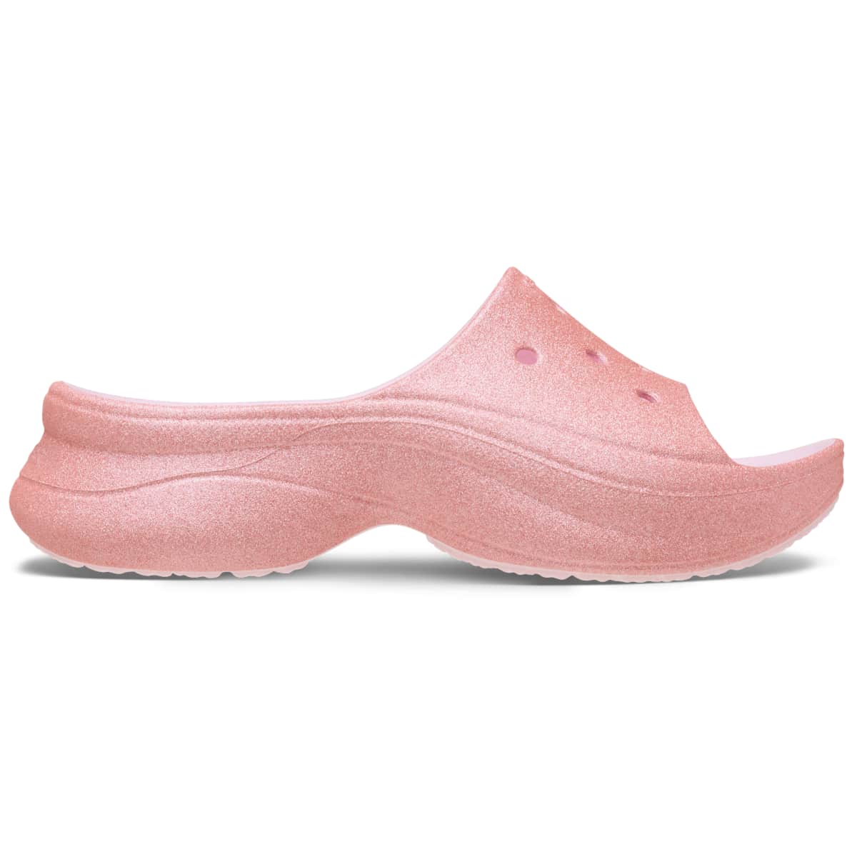 Crocs Women’s Bae Glitter Slides Platform Sandals