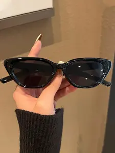 Y2K Style Cat Eye Frame Sunglasses, Trendy Casual Sunglasses for Women and Men, Fashion Accessories for Everyday Use and Outdoor Activities