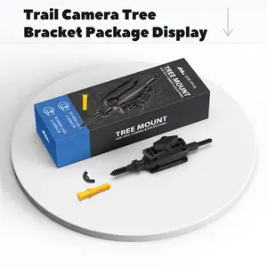 ORIPIK 360° Adjustable Solar Panel Mount： Universal Metal Bracket for Hunting, Security & Wildlife Cameras