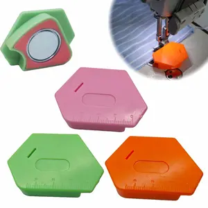 3 count  Seam Guide for Sewing Machine, Upgraded Multifunctional Polygonal Hemmer Guide with Scale, Essential Quilting Tool Sewing Supplies and Accessories
