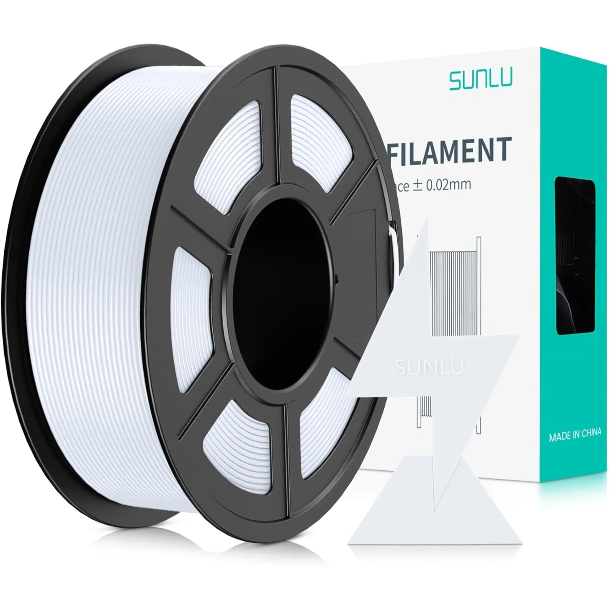 Sunlu HS-Polylactic Acid (PLA) High-Speed 3D Printing Filament, 1.75mm PLA Filament for Fused Deposition Modeling 3D Printing Supplies, Ideal for Print Projects
