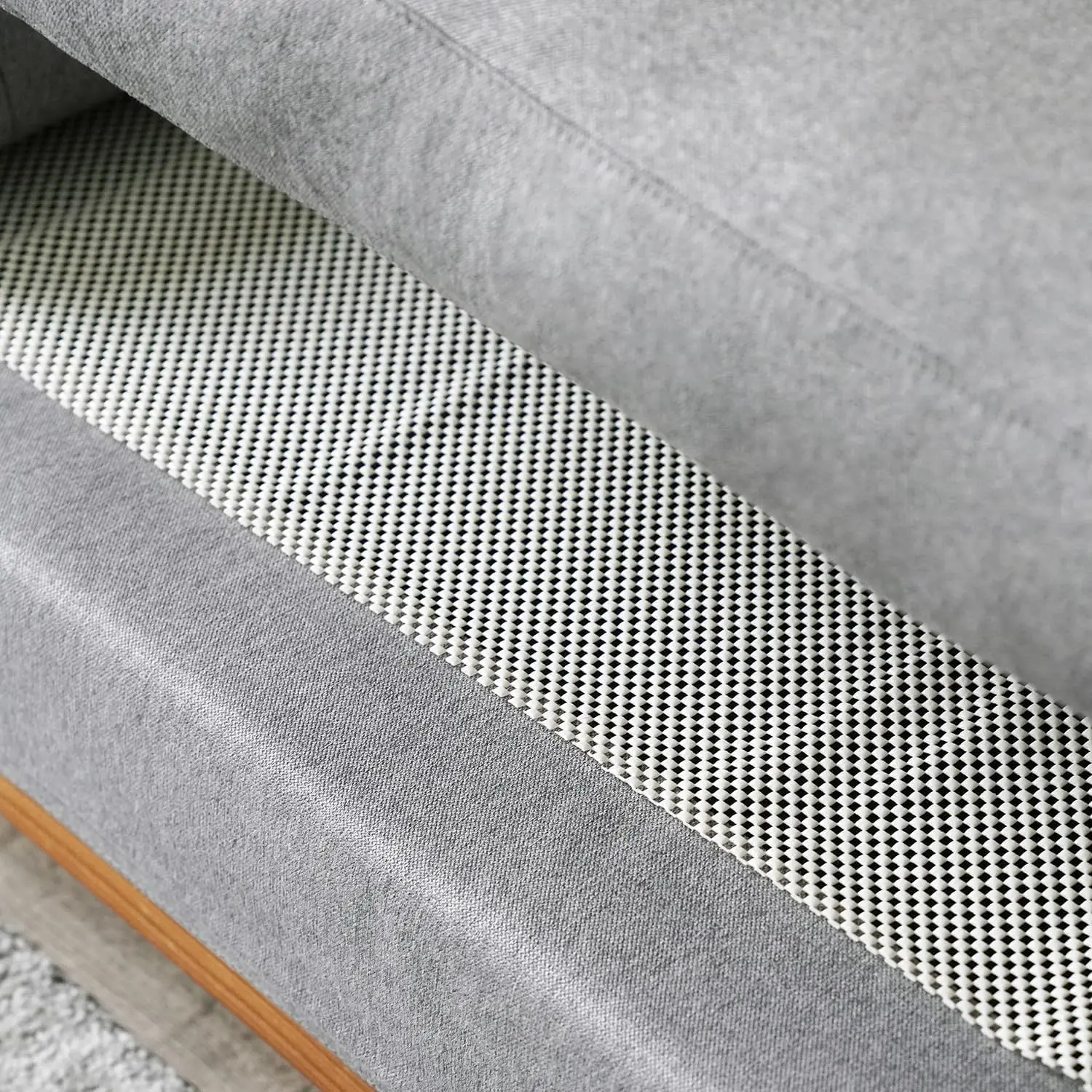 Couch Cushion Grip Pad, Couch Cushion Non Slip Pads Keep Sofa Cushions from Sliding - Anti Slip Sofa & Patio Grips Mattress Gripper Stopper Stop Slide &  Sliding (Armchair, 24" by 24")
