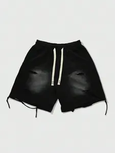 Men's Letter Print Drawstring Waist Athletic Lounge Shorts, Comfortable Fashion Design, Casual Wear, Ideal Gift for Him, All Seasons, Menswear