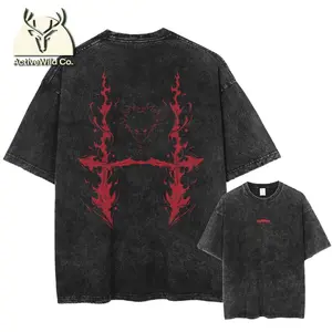 Jujutsu Kaisen Choso Manga Tshirts Vintage Washed T Shirts Men Women Hip Hop Tees Tops Cotton T-shirts Short Sleeve Clothing