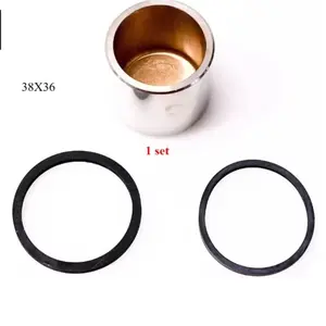 38mm x 36mm Brake Caliper Piston Kit with Seal & Dust Boot, Stainless Steel, for Motorcycle/Car